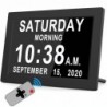Wall Clock with 16 Alarms, Remote Control, Memory Loss,Dementia,Alzheimer's Vision Impaired Clock 